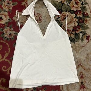 Tuckernuck White Halter Tank Top